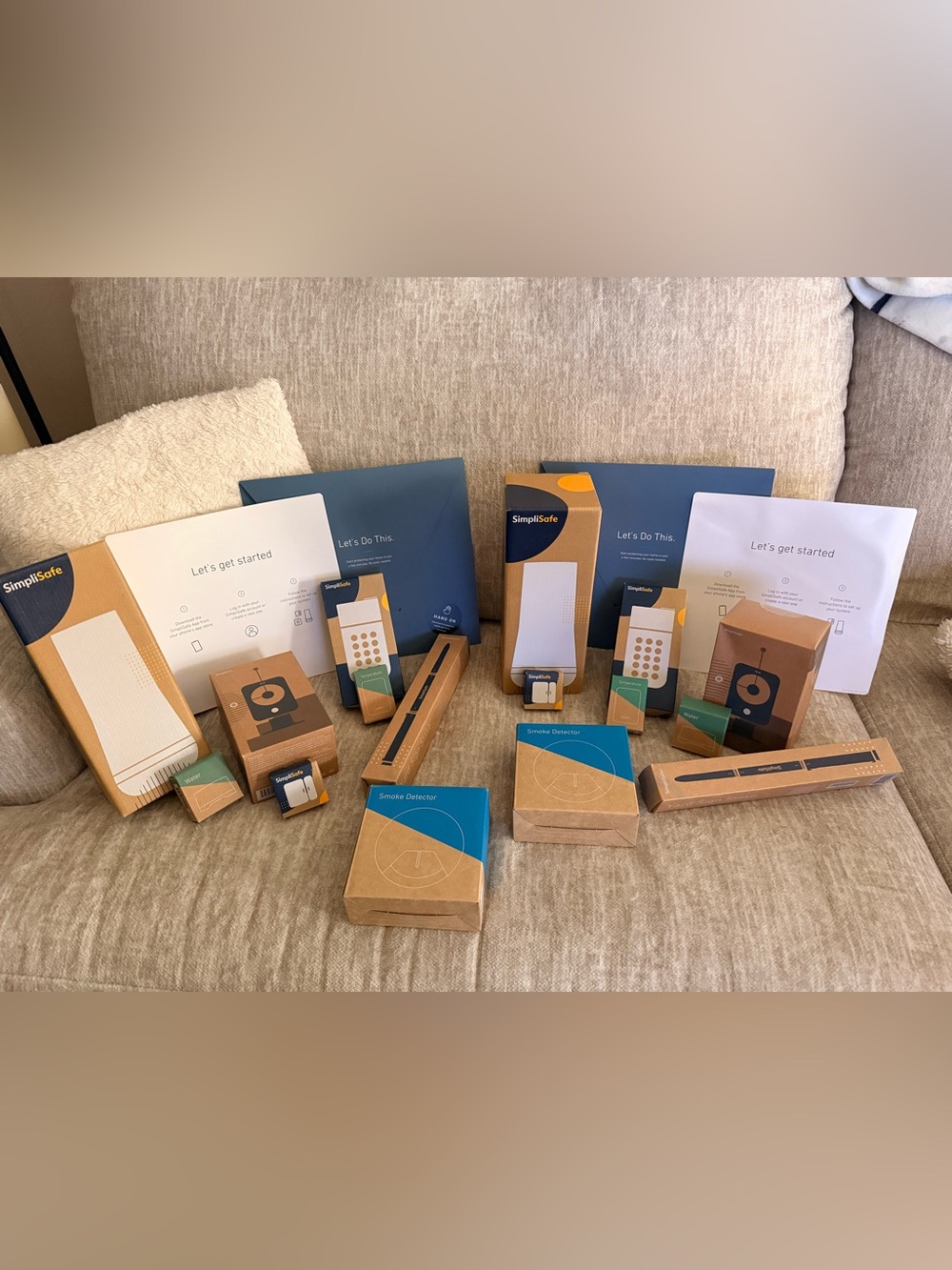(2) SimpliSafe Security Lots-Cameras, Bases, Keypads, sensors, Smoke Detectors